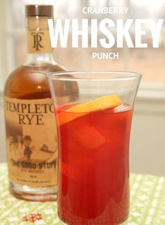 Cranberry Whiskey Punch