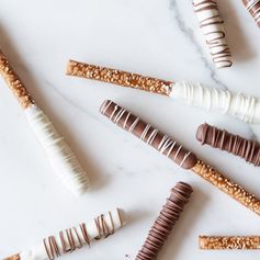 Crazy Dipped Pretzel Rods