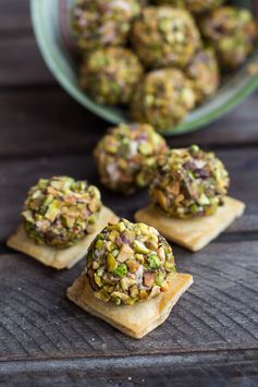 Crazy Greek Feta, Sun-Dried Tomato and Pistachio Truffles