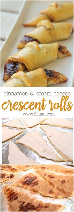 Cream Cheese and Cinnamon Crescent Rolls