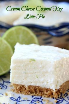 Cream Cheese Coconut Key Lime Pie