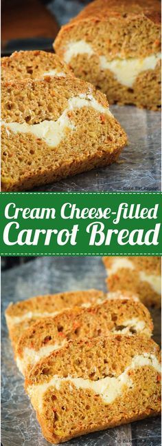 Cream Cheese Filled Carrot Bread