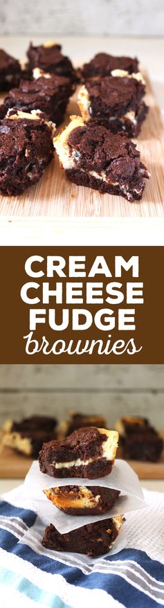 Cream Cheese Fudge Brownies