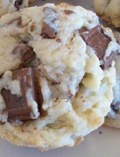 Cream Cheese Hershey Bar Cookies