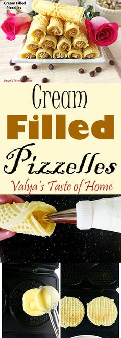 Cream Filled Pizzelles