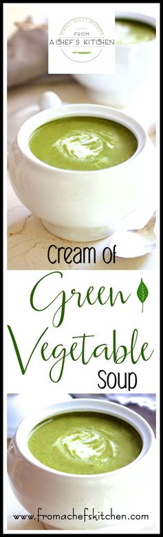 Cream of Green Vegetable Soup