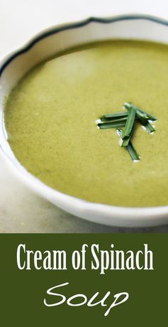 Cream of Spinach Soup