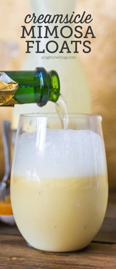 Creamsicle Mimosa Floats