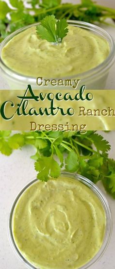 Creamy Avocado Cilantro Ranch