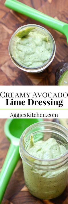 Creamy Avocado Lime Dressing