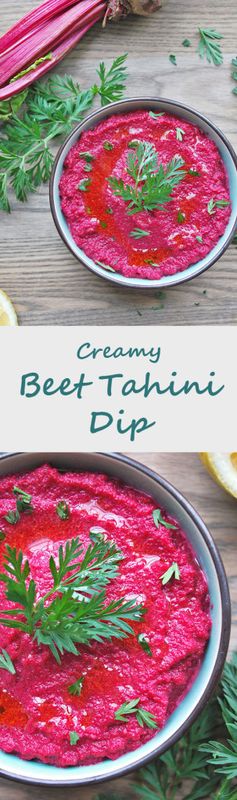 Creamy Beet Tahini Dip