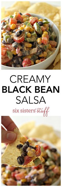 Creamy Black Bean Salsa