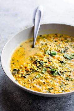 Creamy Broccoli Soup with Crispy Shallots