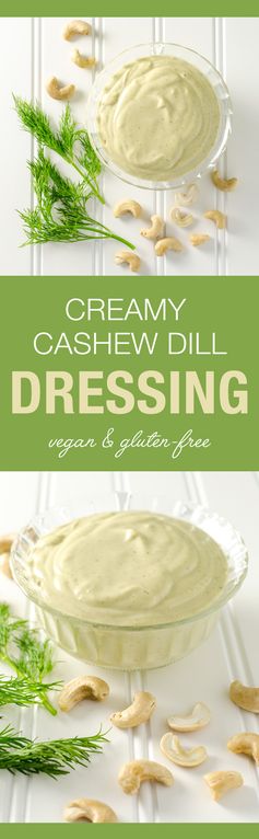 Creamy Cashew Dill Dressing - V & GF