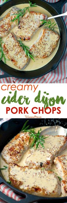 Creamy Cider Dijon Pork Chops