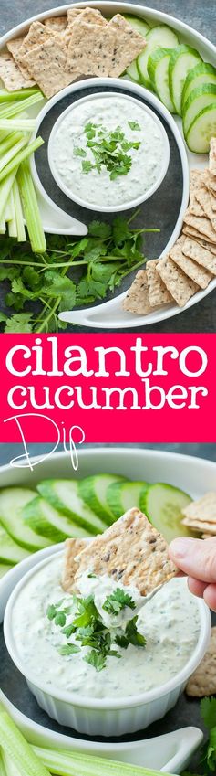 Creamy Cilantro Cucumber Dip