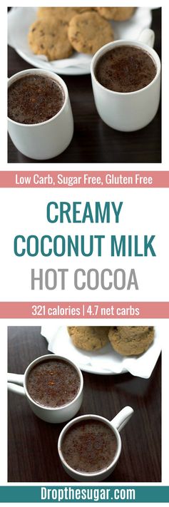 Creamy Coconut Milk Hot Chocolate