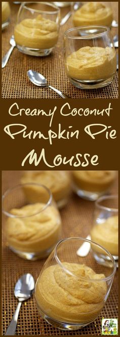 Creamy Coconut Pumpkin Pie Mousse