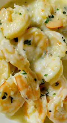 Creamy Garlic Prawns