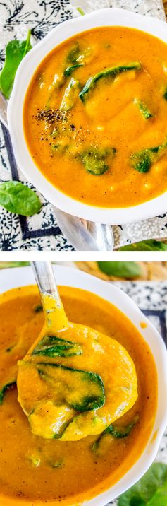 Creamy Golden Cauliflower Soup