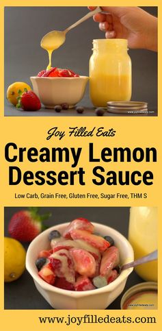 Creamy Lemon Dessert Sauce