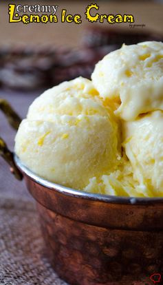 Creamy Lemon Ice Cream