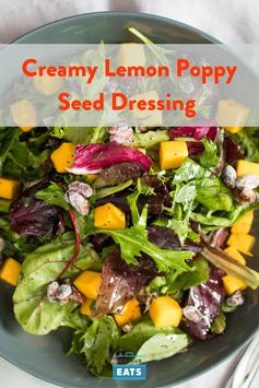 Creamy Lemon Poppy Seed Dressing