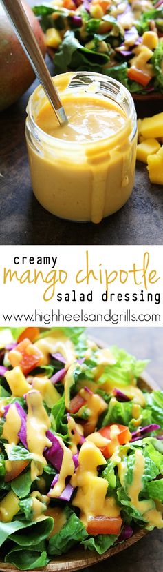 Creamy Mango Chipotle Salad Dressing