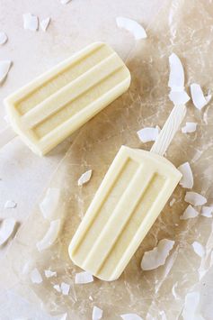 Creamy Mango Coconut Ice Pops