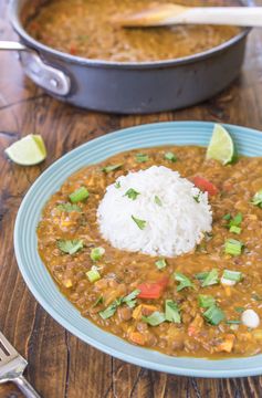 Creamy Peanut Butter and Lentil Curry