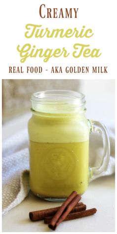 Creamy Turmeric Ginger Tea