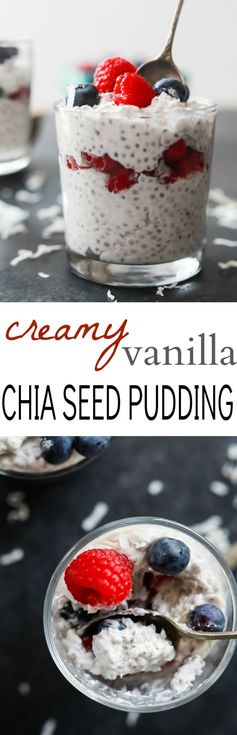 Creamy Vanilla Chia Seed Pudding