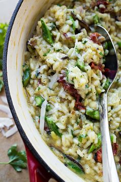 Creamy Winter Risotto with Asiago Cheese