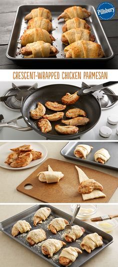 Crescent-Wrapped Chicken Parmesan