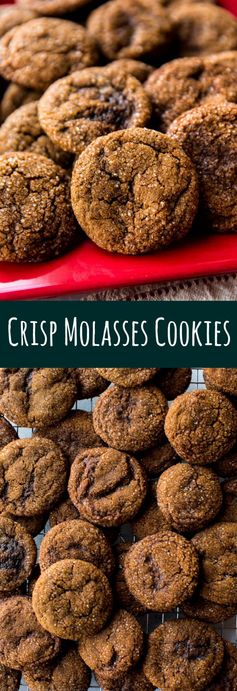 Crisp Molasses Cookies