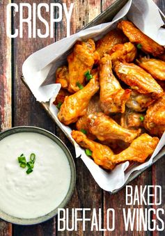 Crispy Baked Buffalo Wings (as good as fried!