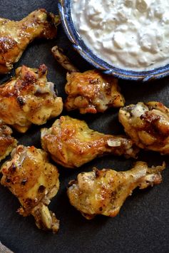 Crispy Baked Greek Chicken Wings