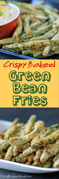 Crispy Baked Green Bean Fries