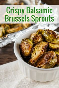 Crispy Balsamic Brussel Sprouts