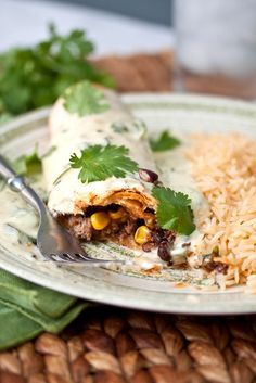 Crispy Beef Burritos with Poblano Queso