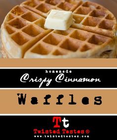Crispy Cinnamon Waffles
