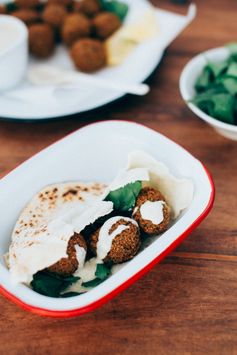 Crispy Falafel with Lemon-Tahini Sauce