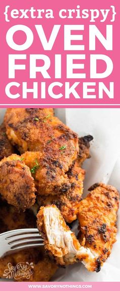 Crispy Oven Fried Chicken