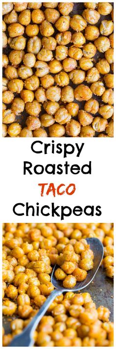 Crispy Roasted Taco Chickpeas