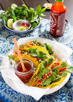 Crispy Vietnamese pancakes