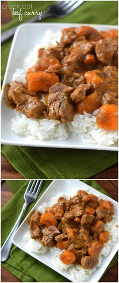 Crock Pot Beef Curry