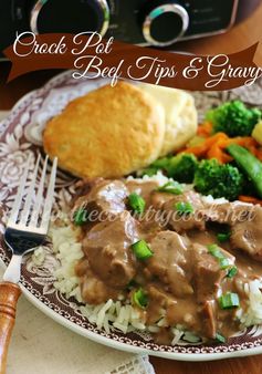 Crock Pot Beef Tips and Gravy