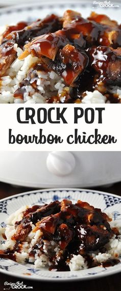 Crock Pot Bourbon Chicken 2 hrs to make