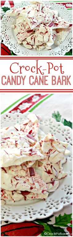 Crock-Pot Candy Cane Bark