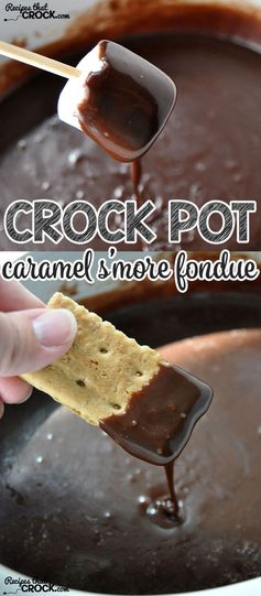 Crock Pot Caramel S'More Fondue